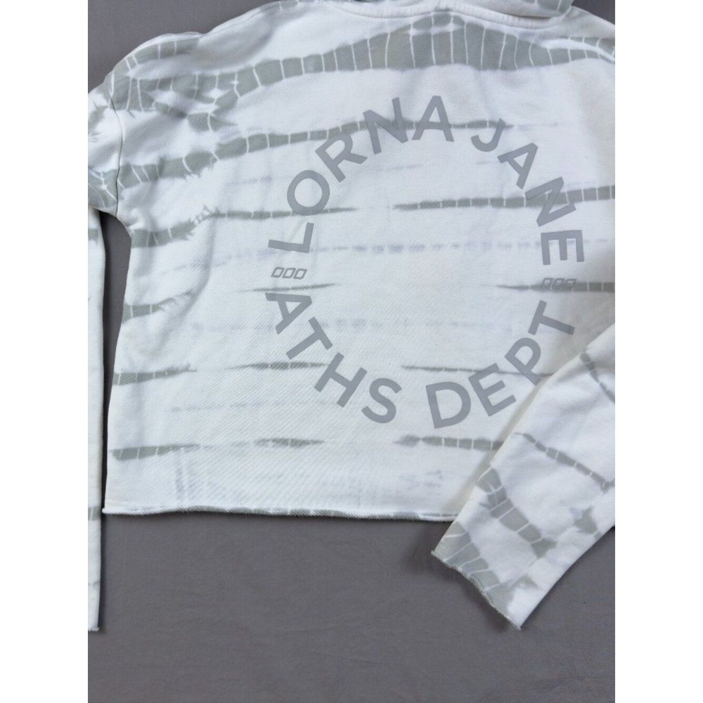 Lorna Jane Cropped Raw Hem Tie Dye Hoodie - Picture 3 of 4